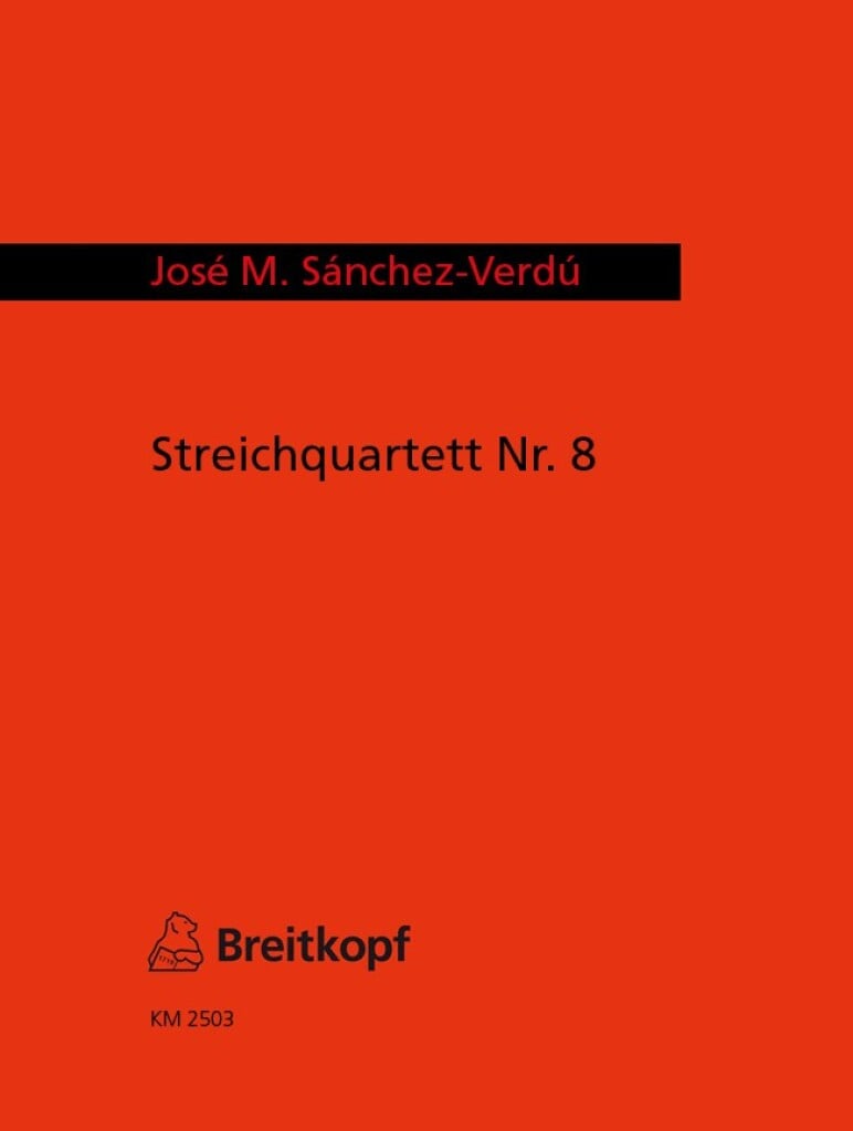 Streichquartett Nr. 8 mit Bariton (2005)